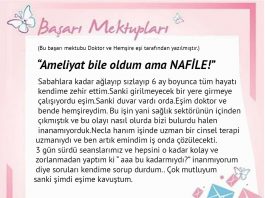 Ameliyat bile oldum ama NAFİLE!