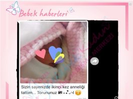 Sayenizde ikinci kez anneliği tatlım