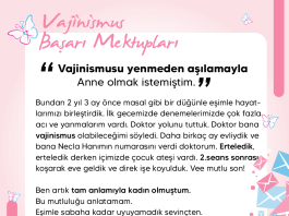 Vajinismusu yenmeden aşılamayla Anne olmak istemiştim.