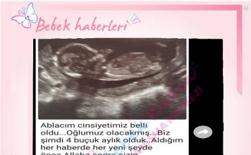 Oğlumuz olacakmış!