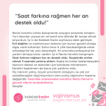 Saat farkında rağmen her an destek oldu!