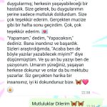 Boşuna üzüldüm, bekledim, yetersiz hissettim