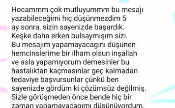 Bu mesajı yazabileceğimi hiç düşünmezdim!