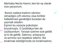 O üzüldükçe ben de üzüldüm!