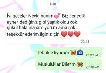Dediklerinizi uyguladık ve yaptık