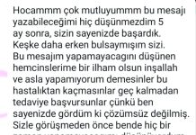 Bu mesajım yapamayacağını düşünen hemcinslerime