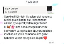 Sanki evliliğimizin ilk ayları gibi