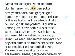 Ben şoktan size yazamadım hala gerçekliğine inanamıyorum