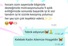9 Aylık evlilik sonunda başardık