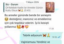 Artık ben de bir anneyim