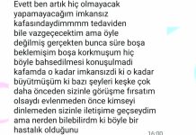 İmkansız dedim, neredeyse vazgeçecektim